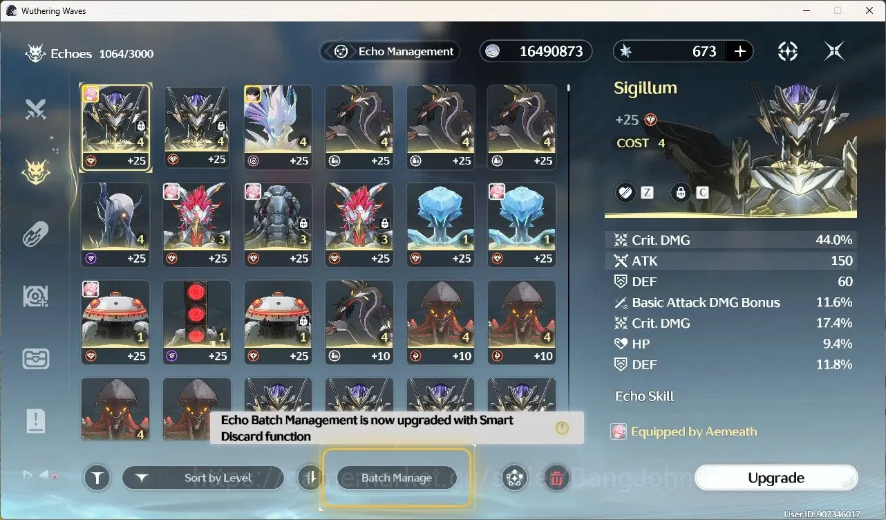 Wuthering Waves Accounts Others SEA|UL 51|Rank 6|2 Char Limited [Aemeath Rc6]+Sign, Rebecca | Mc Male | TakeMail WW253B 15