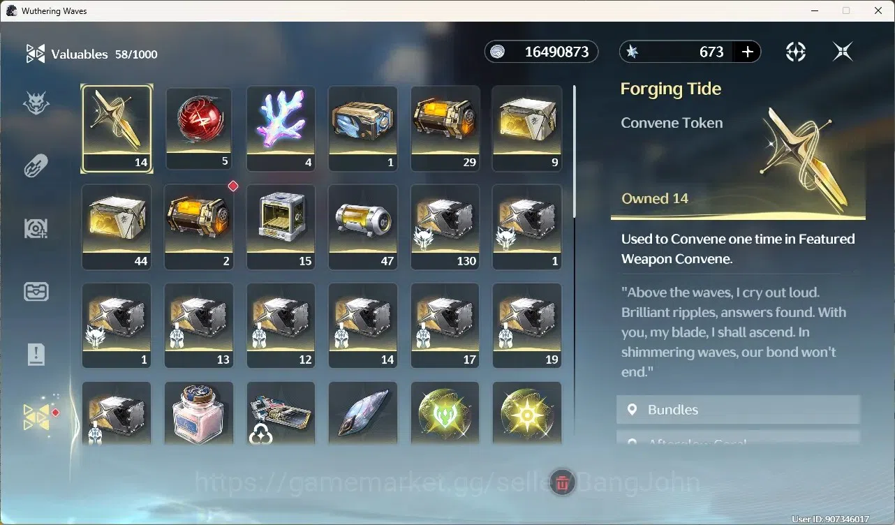 Wuthering Waves Accounts Others SEA|UL 51|Rank 6|2 Char Limited [Aemeath Rc6]+Sign, Rebecca | Mc Male | TakeMail WW253B 20
