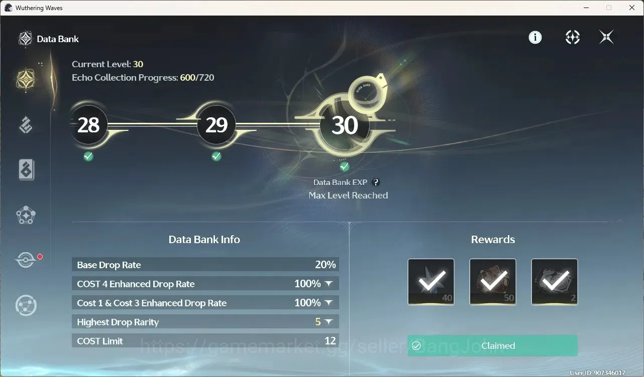 Wuthering Waves Accounts Others SEA|UL 51|Rank 6|2 Char Limited [Aemeath Rc6]+Sign, Rebecca | Mc Male | TakeMail WW253B 4