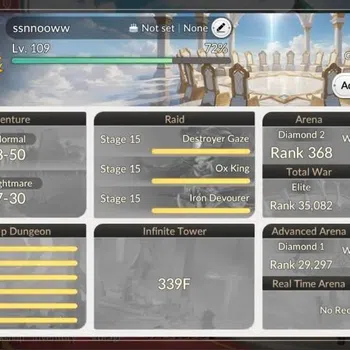 Seven Knights Re:Birth Accounts Global |4 EX7(Fai,Gelindus,Melia,Juri)|46TC63LegCost|Blesperm|25KRuby|2