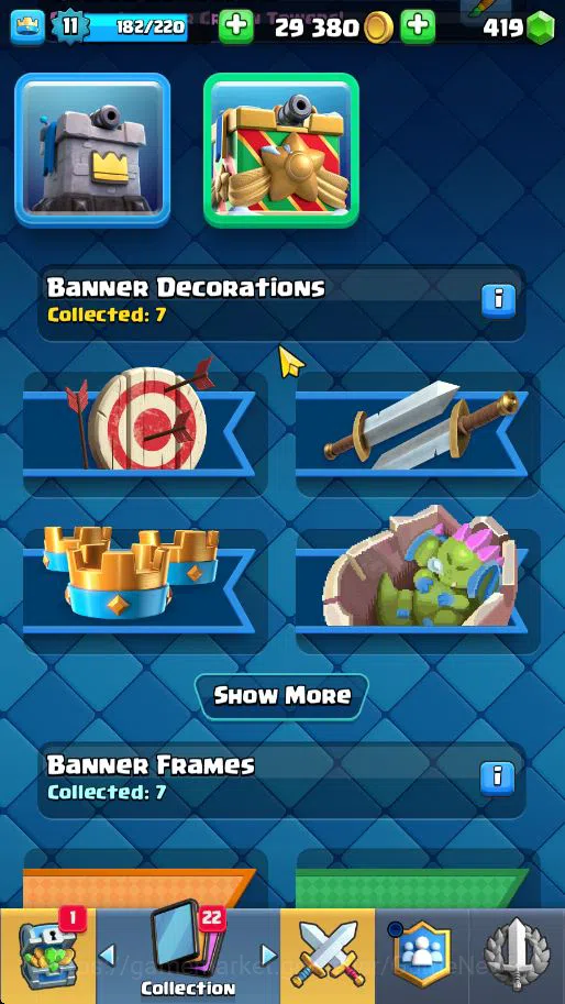 Clash Royale Accounts Lv 11|Trophy 1865|KTL 6|Total Card 36|1 Hero 4 Epi image 3