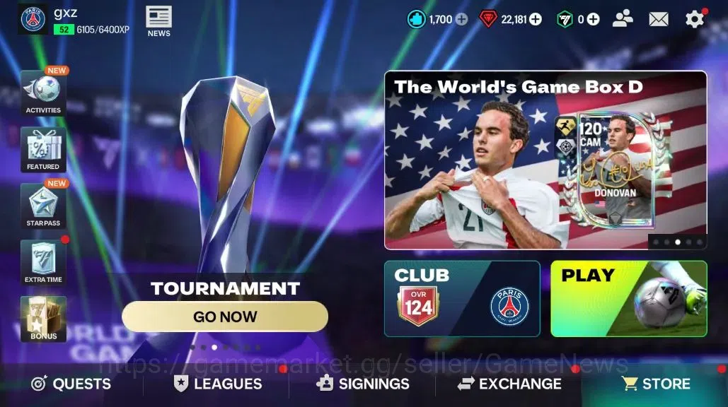 EA SPORTS FC Mobile Accounts OVR 124/85B Value|413M Gold+22K Gems|13 Max EVO|De image 1