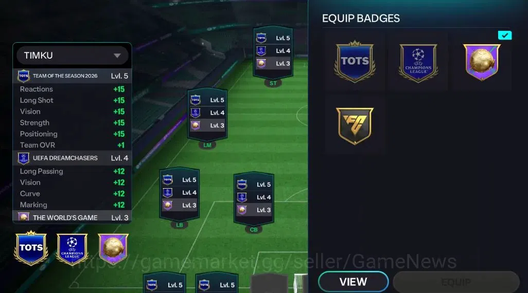 EA SPORTS FC Mobile Accounts OVR 124/85B Value|413M Gold+22K Gems|13 Max EVO|De image 4