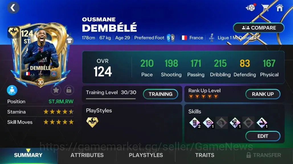 EA SPORTS FC Mobile Accounts OVR 124/85B Value|413M Gold+22K Gems|13 Max EVO|De image 8