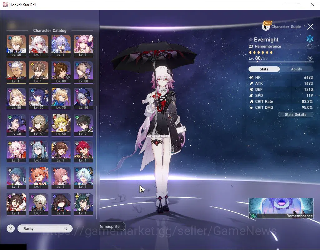 Honkai Star Rail Accounts Asia|TL 70|Herta PremTeam|15 Limited|[Castorice,Su image 10
