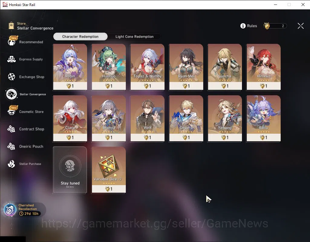 Honkai Star Rail Accounts Asia|TL 70|Herta PremTeam|15 Limited|[Castorice,Su image 2