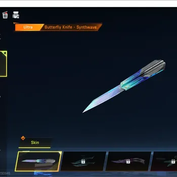 Blood Strike Accounts Rare Skin ASIA|1 ULTRA MELEE: Butterfly Knife - Synthwave | 1 AOT: M4.AT | 5 LEGENDARY Guns|Change