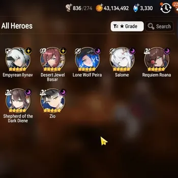 Epic Seven Accounts Limited Hero Global UnVerif|NewEra|7 ML(Zio,Salome,Shepherd,Em Ilynav,etc)+HARU+Art,Estelle,A