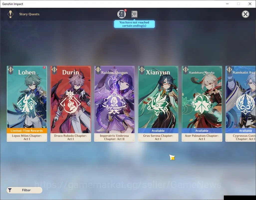 Genshin Impact Accounts ASIA|AR 50|Rate On|53 Intertwined 11 Acquint Fate| image 17