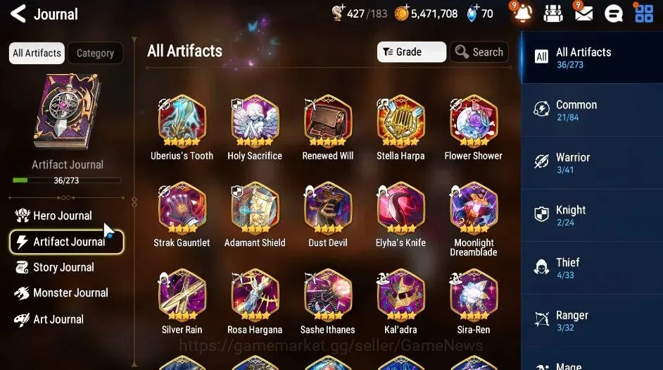 Epic Seven Accounts GLOBAL Unverif|New Era|3 ML(RoLight,ALaika,LC Bell image 6