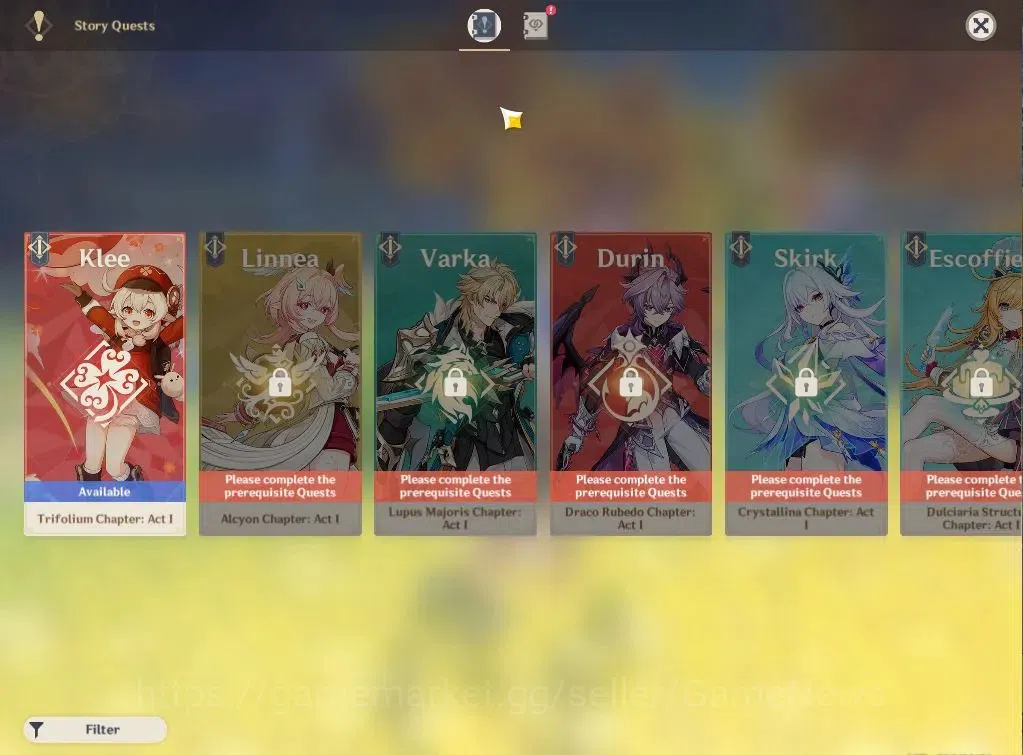 Genshin Impact Accounts ASIA|AR34|Starter|1Limited+21(*4Character)|Lauma,M image 13