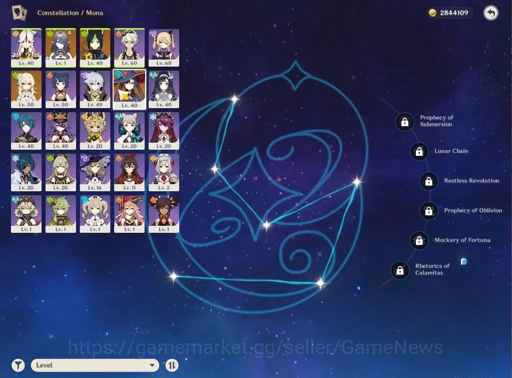 Genshin Impact Accounts ASIA|AR34|Starter|1Limited+21(*4Character)|Lauma,M image 5