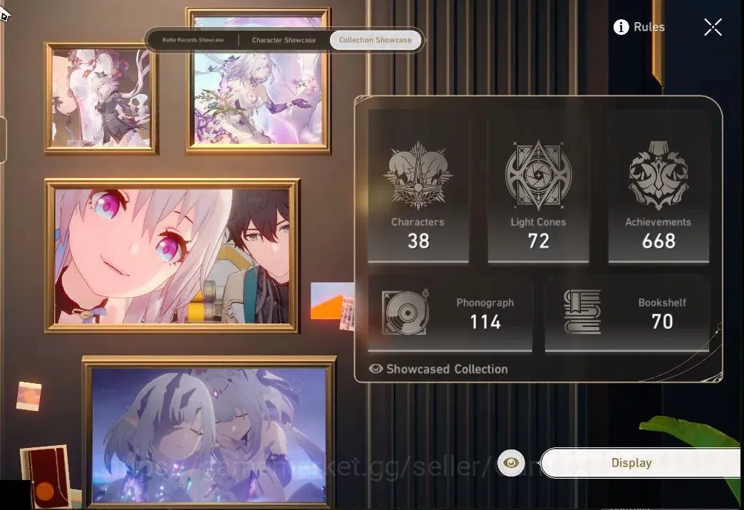 Honkai Star Rail Accounts Asia|TL 69|13 Limited|3 PremTeam|(Evanescia,Cyrene image 3