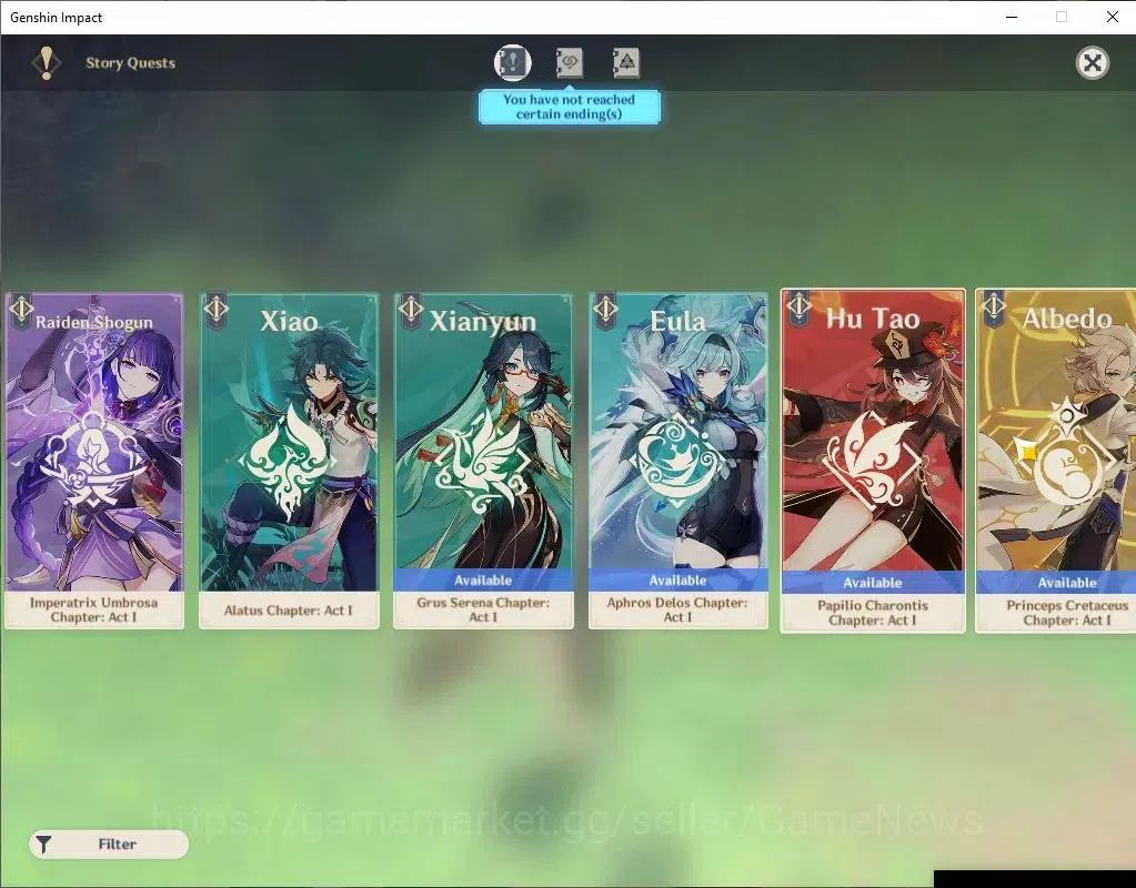 Genshin Impact Accounts Asia|AR 45|2 Limit +25(*4Char)|Nefer,Kazuha|BD UNS image 12