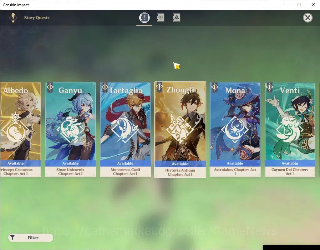 Genshin Impact Accounts Asia|AR 45|2 Limit +25(*4Char)|Nefer,Kazuha|BD UNS image 13