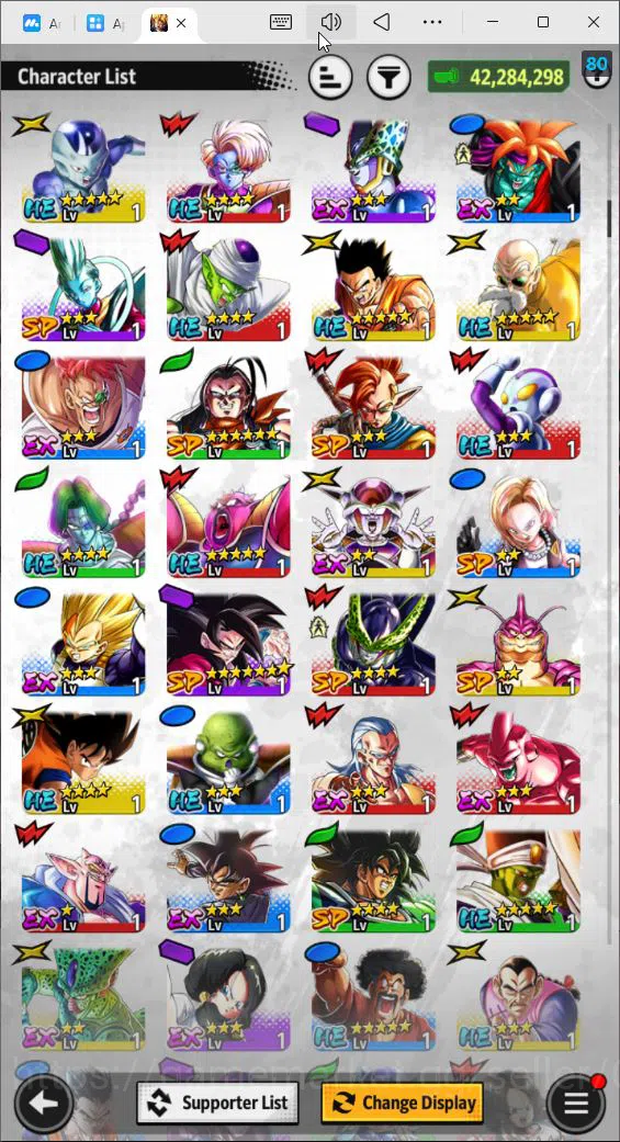 Dragon Ball Legends Accounts Mid-Tier 42,2M Total Power|LV 157|1LR+3UL+11LL|Bardock|SS Goku(Merah),SS4 Full Power Goku,SS 4 8