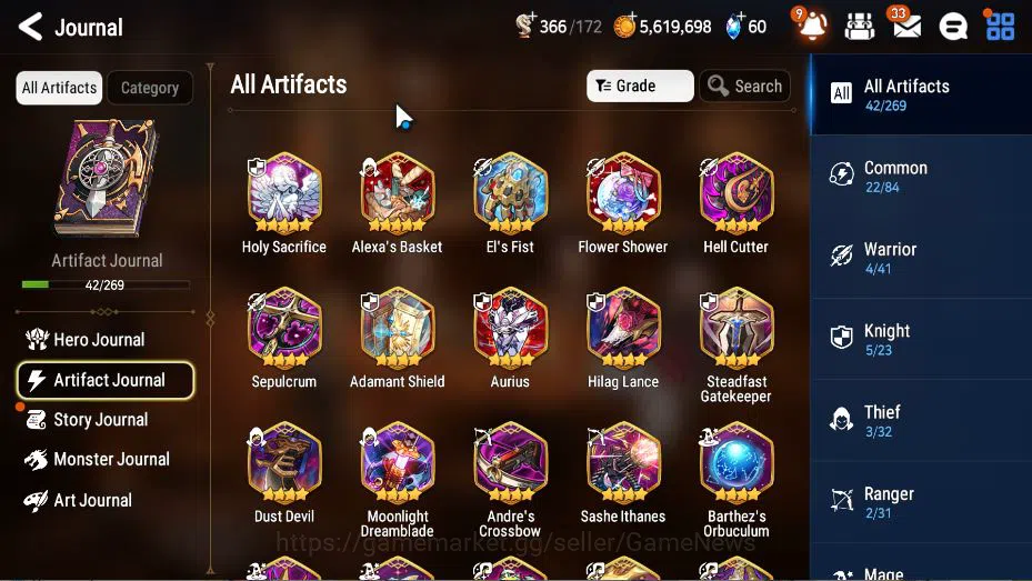 Epic Seven Accounts GLOBAL Unverif|New Era|3 ML(NM Luna, PC Flan, SP P image 19