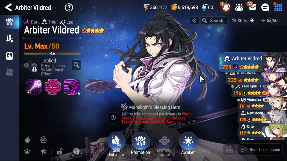 Epic Seven Accounts GLOBAL Unverif|New Era|3 ML(NM Luna, PC Flan, SP P image 2