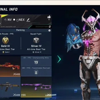 Blood Strike Accounts Others ASIA | 1 Ultra Melee: Katar-Selachian|1 Ultra Gun: M700-Boitatá|2 Ultra Striker|Check SS BS3008B