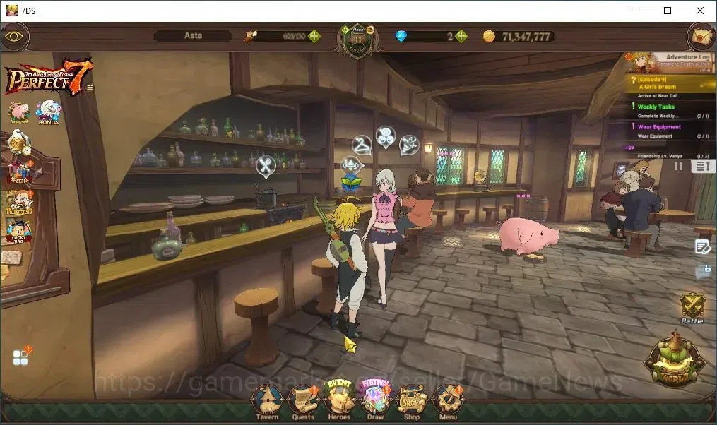 The Seven Deadly Sins: Grand Cross Accounts Global|Chapter 2|699K CC|1 LR+4 UR| Elizabeth,Mere image 1