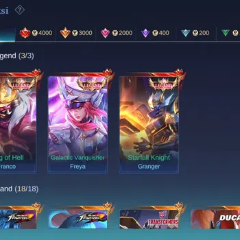 Mobile Legends: Bang Bang Collector GLOBAL Hero 131 Skin 542 | Legend Granger Freya Fr image 1