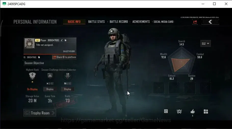 Arena Breakout Accounts MOBILE|Lvl 30|SV 20M|CV 19M|FJ AN-94|P AKM,VS M4A1 image 2