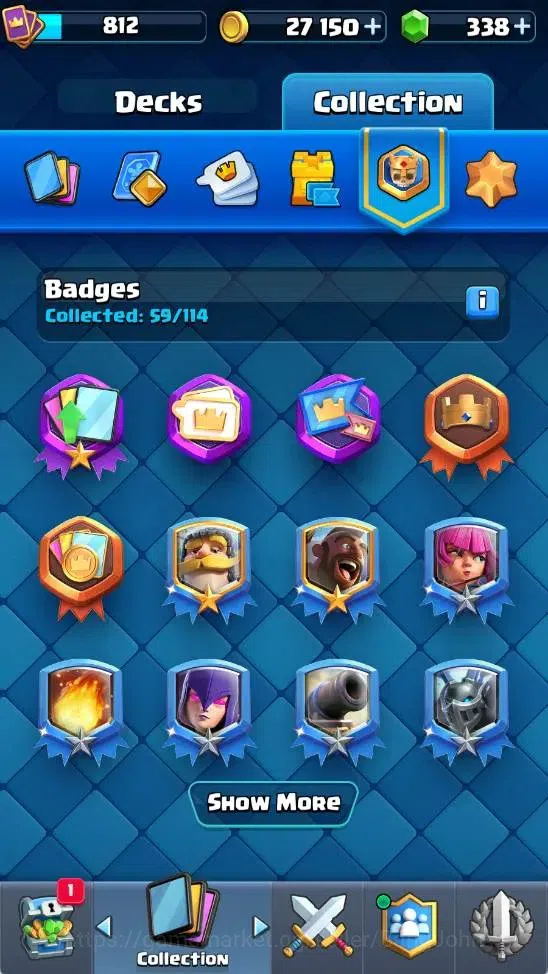 Clash Royale Accounts Mobile |KTL 11|Trophy 4850|1 Heroes|7 Evo|10 Legen image 10