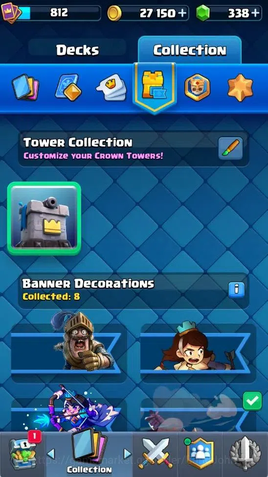 Clash Royale Accounts Mobile |KTL 11|Trophy 4850|1 Heroes|7 Evo|10 Legen image 12