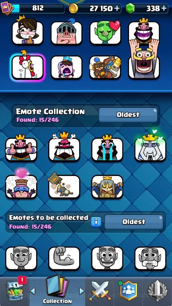 Clash Royale Accounts Mobile |KTL 11|Trophy 4850|1 Heroes|7 Evo|10 Legen image 13