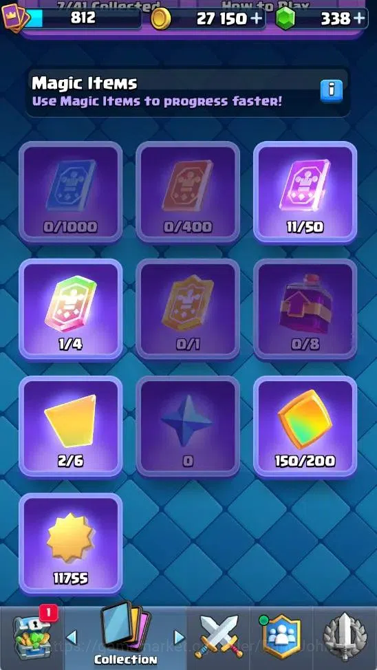 Clash Royale Accounts Mobile |KTL 11|Trophy 4850|1 Heroes|7 Evo|10 Legen image 14