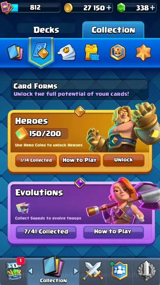 Clash Royale Accounts Mobile |KTL 11|Trophy 4850|1 Heroes|7 Evo|10 Legen image 15