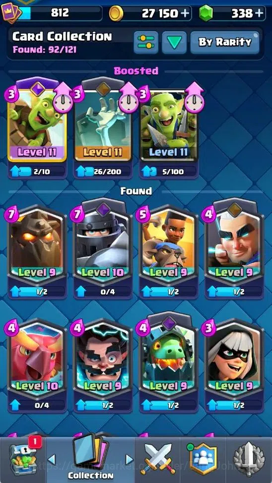 Clash Royale Accounts Mobile |KTL 11|Trophy 4850|1 Heroes|7 Evo|10 Legen image 7