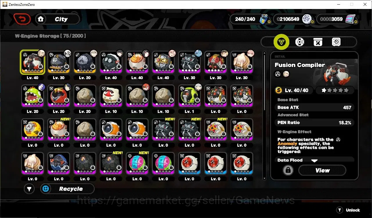 Zenless Zone Zero Accounts ASIA|IK 50|S1 Epilogue|3K Polyc|5 Limited[Promeia, image 7