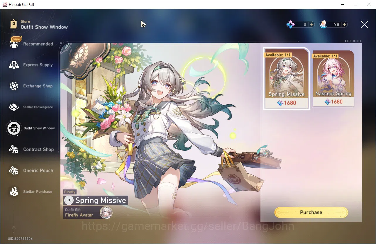 Honkai Star Rail Accounts ASIA TL28|5 Limit|50 Gold Tix|Tribbie|Archer|Spark image 16