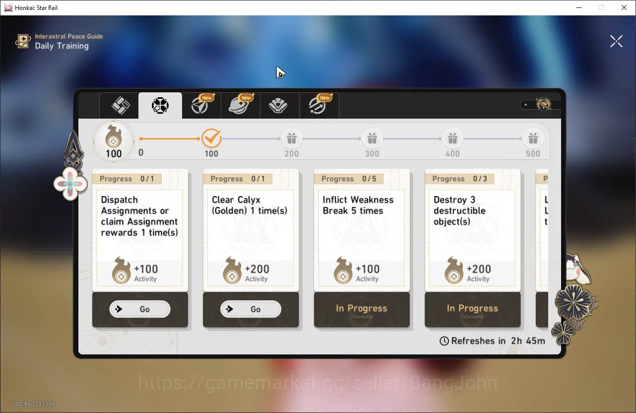 Honkai Star Rail Accounts ASIA TL28|5 Limit|50 Gold Tix|Tribbie|Archer|Spark image 17