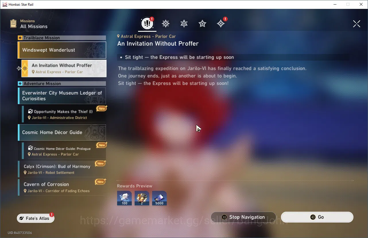 Honkai Star Rail Accounts ASIA TL28|5 Limit|50 Gold Tix|Tribbie|Archer|Spark image 5