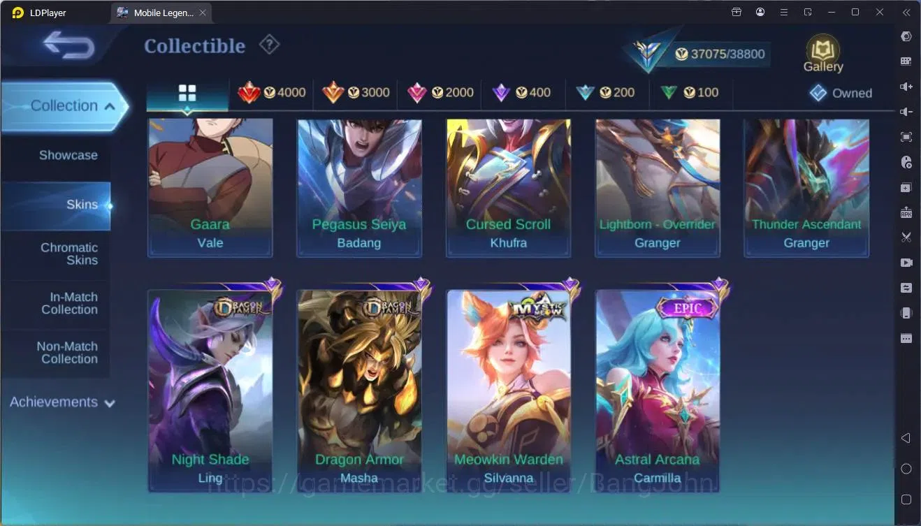 Mobile Legends: Bang Bang Accounts Global|Hero 107|Skin 178|Expert|Prime Granger|Meow image 11