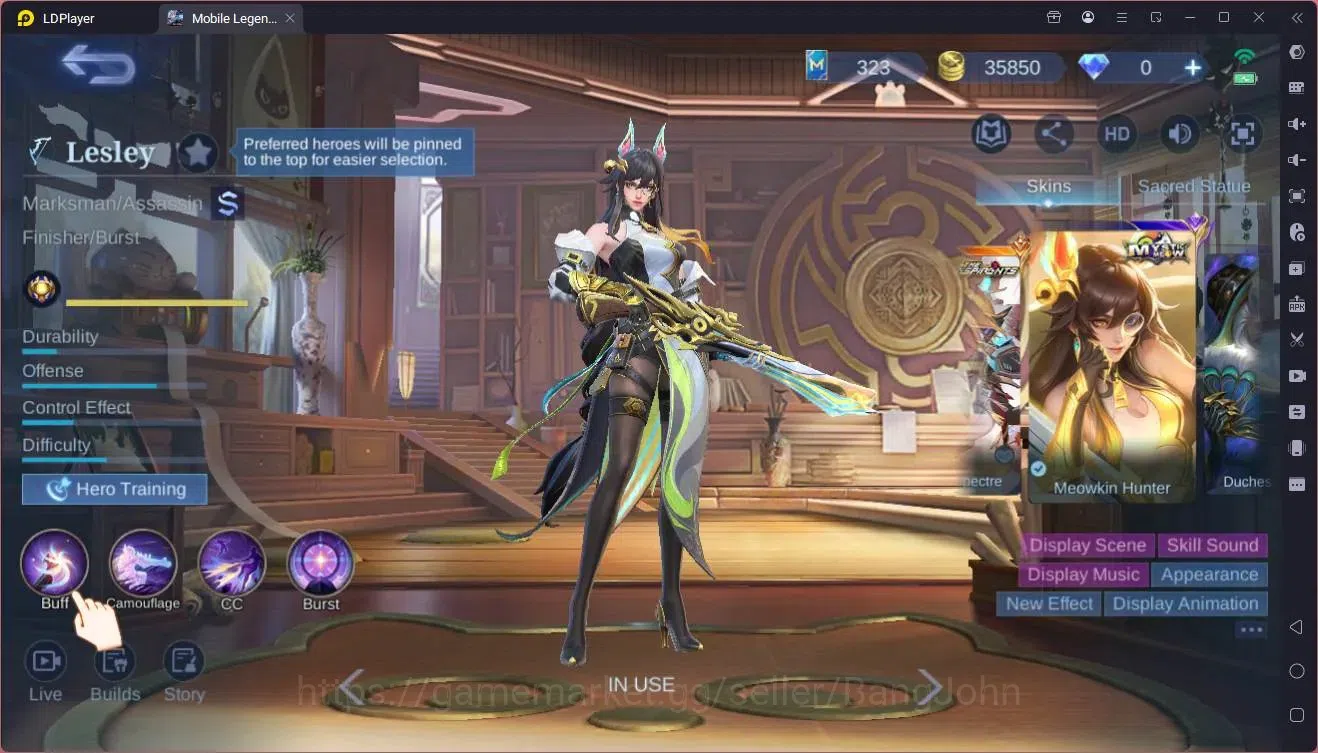 Mobile Legends: Bang Bang Accounts Global|Hero 107|Skin 178|Expert|Prime Granger|Meow image 17