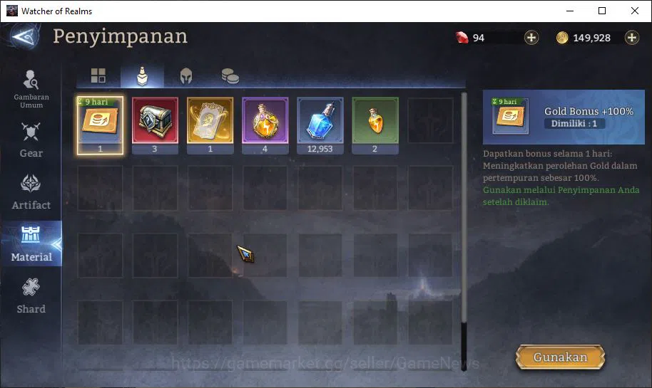 Watcher of Realms Accounts GLOBAL 60x|3,3M Power|6 Lord[ParetusA2,Rivenhald,E image 12