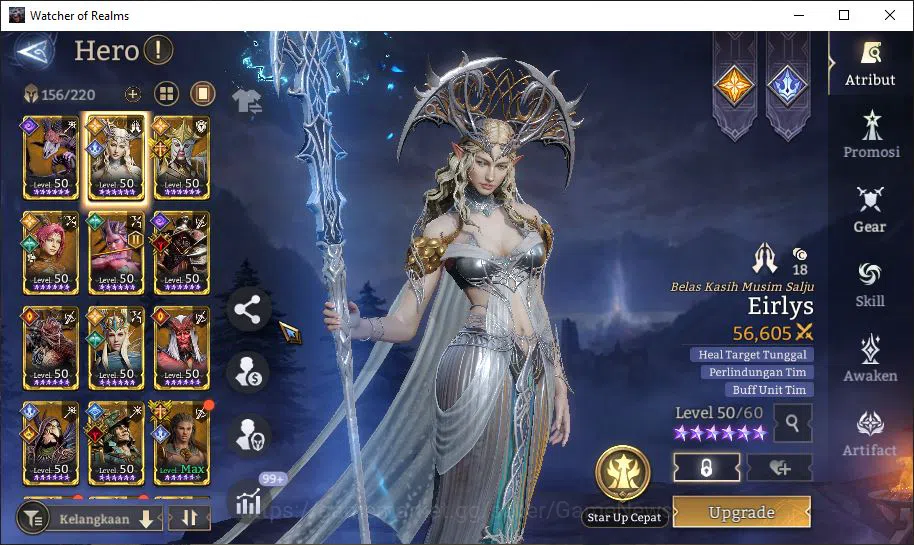 Watcher of Realms Accounts GLOBAL 60x|3,3M Power|6 Lord[ParetusA2,Rivenhald,E image 4