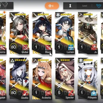 Arknights Accounts High-End Global|Lv 54|93 total OP| 1 Limit (Wang) 9*6 (Pramanix The Prerita,Qiubai,Bagpipe,Archetto,Blaze
