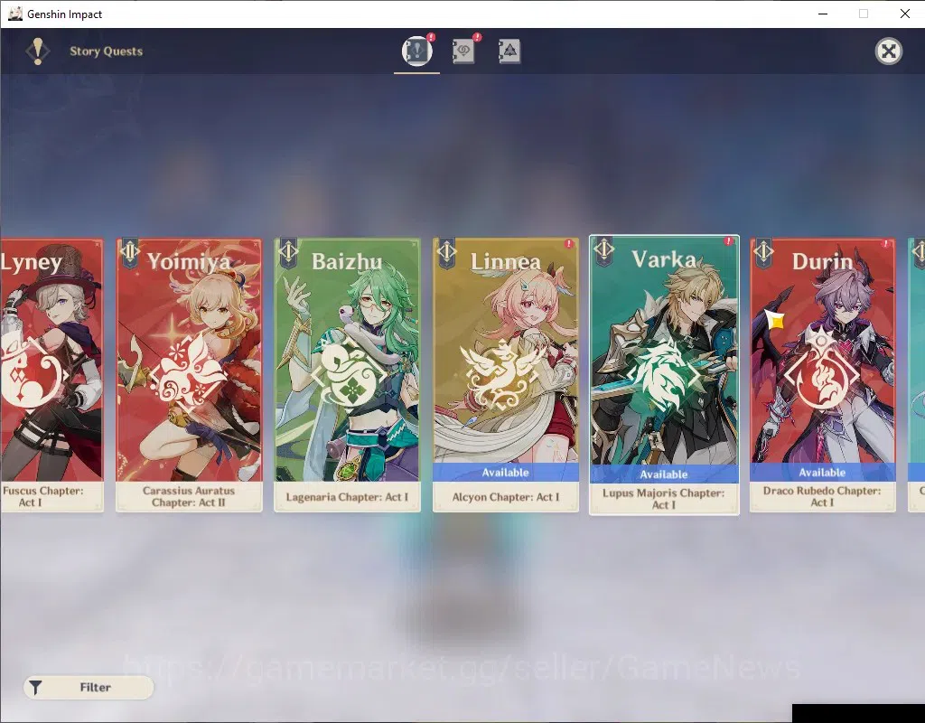 Genshin Impact Accounts ASIA|AR 59|11 Limited+7(*5Wep)|Nicole,Furina,Nahid image 18