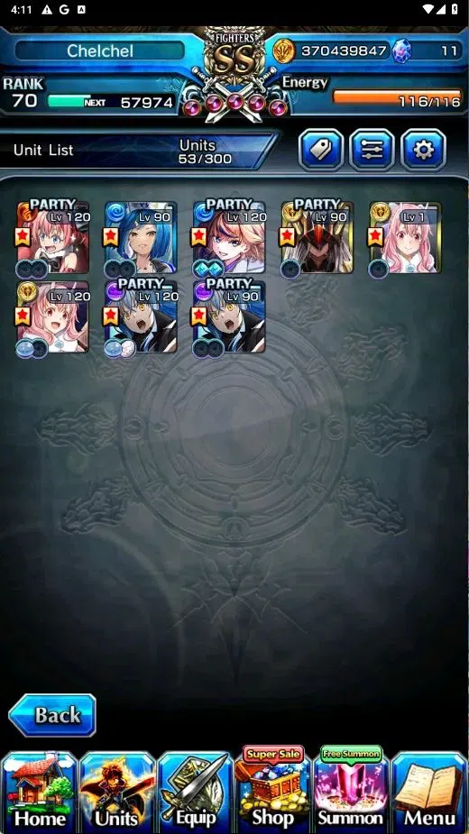 Grand Summoners Accounts Global | Rimuru 2xTW | Milim TW L120 | Mako L120 | image 2
