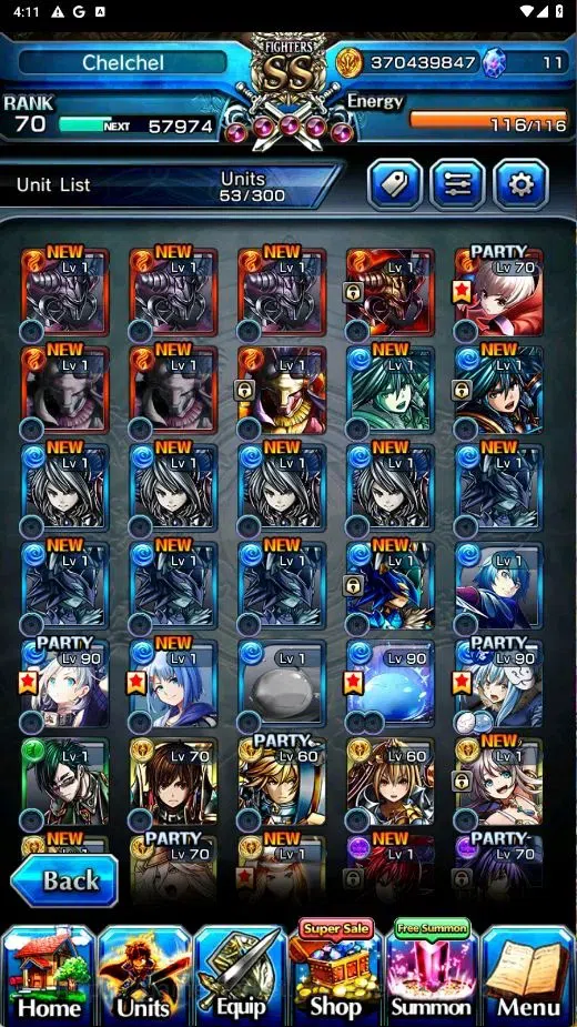 Grand Summoners Accounts Global | Rimuru 2xTW | Milim TW L120 | Mako L120 | image 3