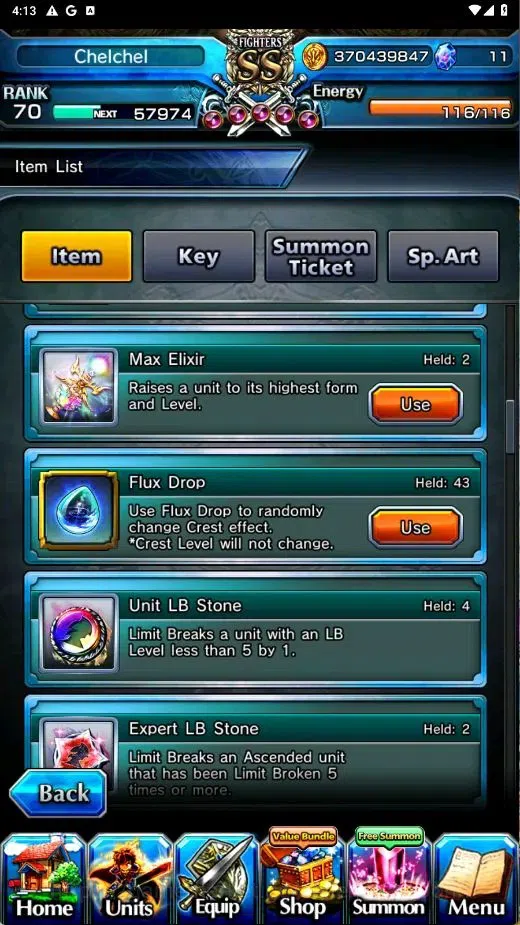 Grand Summoners Accounts Global | Rimuru 2xTW | Milim TW L120 | Mako L120 | image 6