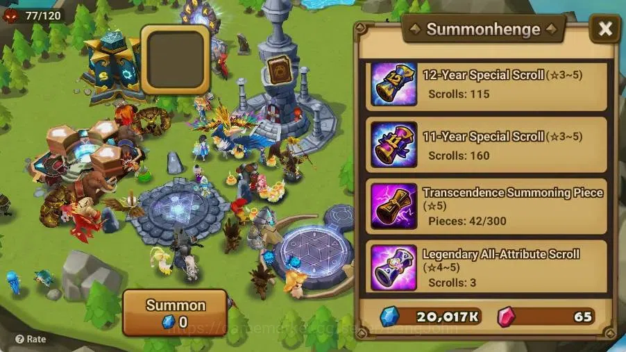Summoners War: Sky Arena Accounts Starter GLOBAL | NB 5 TESHAR,Starter Gacha 115 12Y+160 11Y Scrool, 3 Legendary All 3