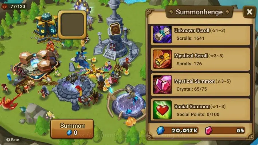 Summoners War: Sky Arena Accounts Starter GLOBAL | NB 5 TESHAR,Starter Gacha 115 12Y+160 11Y Scrool, 3 Legendary All 5