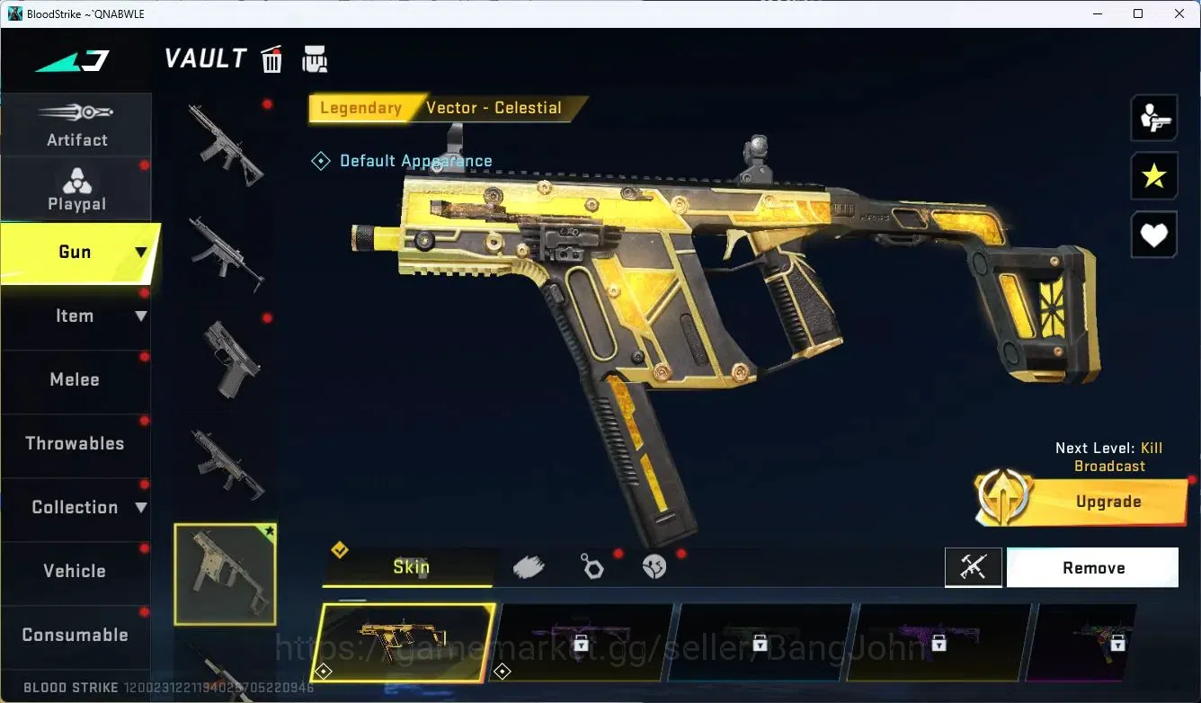 Blood Strike Accounts ASIA |5 Legendary Guns M4A1-Venom,Vector,INP-9,FAL image 4