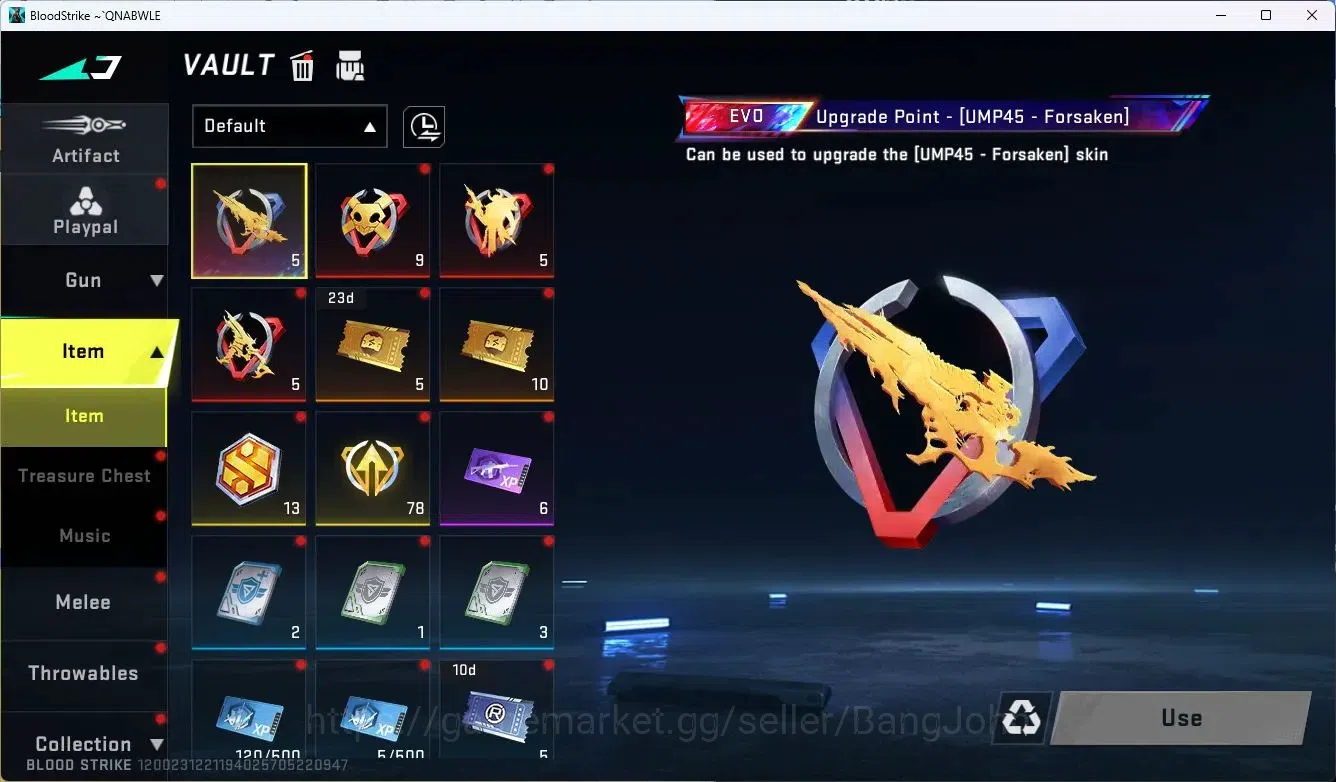 Blood Strike Accounts ASIA |5 Legendary Guns M4A1-Venom,Vector,INP-9,FAL image 8