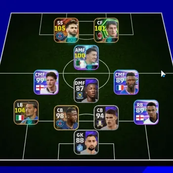 eFootball Accounts Others Android|Power 2965|Big Time K. Kvaratskhelia 28 Apr'26|Epic Gianluca Zambrotta,Daniele Massaro|5